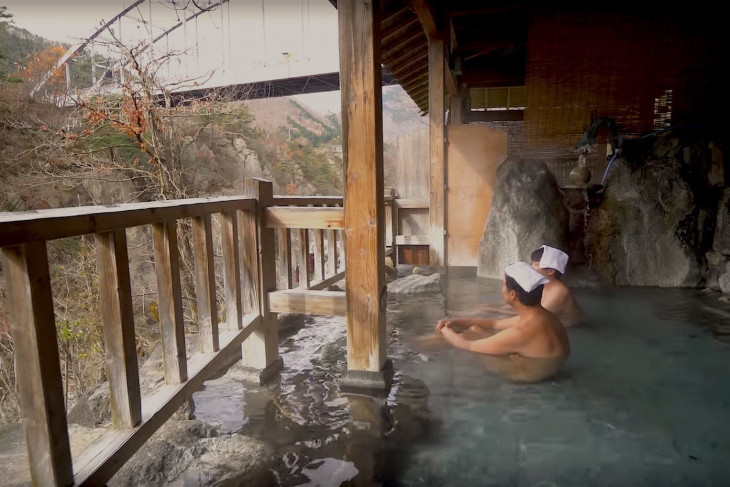Japanese Onsen Bath Experience