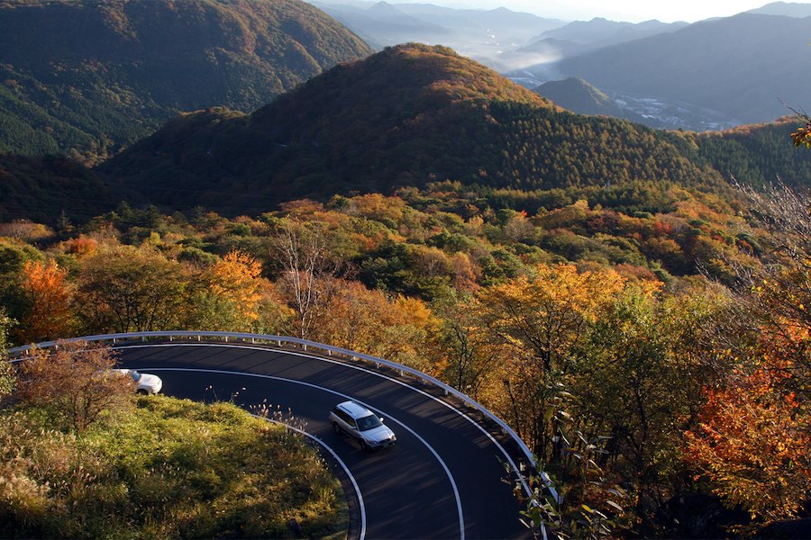 Irohazaka winding road