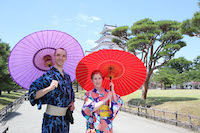 Discover Tsurugajo Castle and Ouchi-juku — Kimono Experience Included!