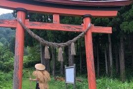 Visiting the Mitsuishi Shrine (Three Stones Shrine)